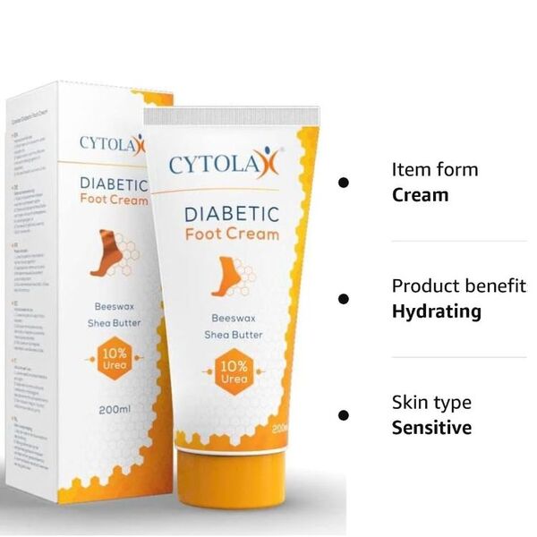 Cytolax krém na diabetické nohy s 10% močovinou a bambuckým máslem 200ml