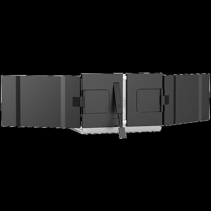 UPERFECT 14-inch draagbare monitor met dubbel scherm, Full HD 60Hz, 180° zwaartekrachtsensor, met miniHDMI en Type-C-interface.