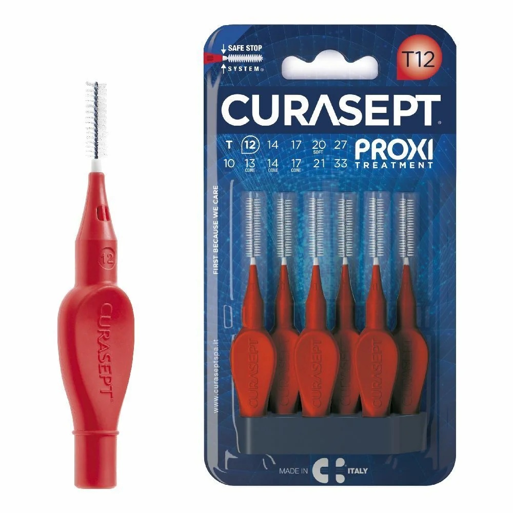 CURASEPT Curasept Proxi T12 rouge/rouge 6 pièces