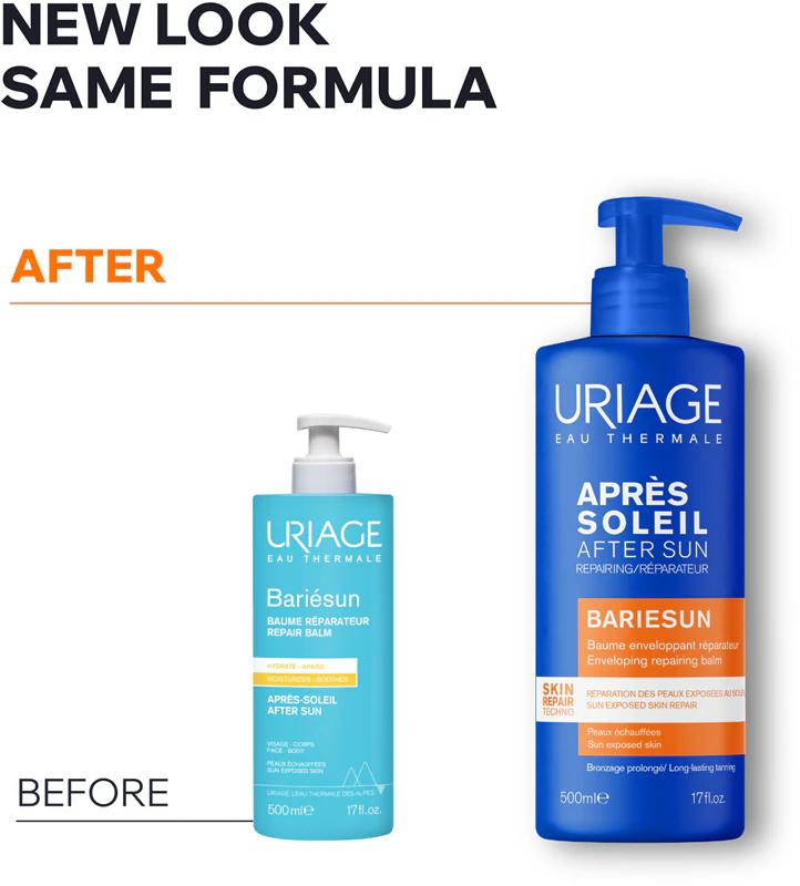 Bálsamo Reparador Pós-Sol Uriage Bariésun: bálsamo regenerador para rosto e corpo.