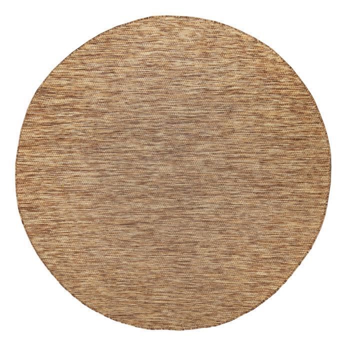 Tapis Extérieur Balcon Terrasse Cuisine Uni Moucheté Marron Beige 120x160 cm - PACO HOME - Moderne - Synthétique