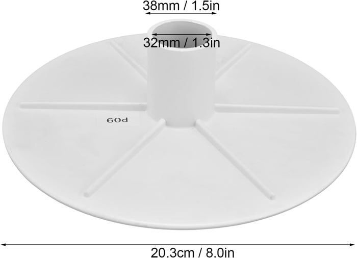 Placa de vacío para piscina, prácticos accesorios para skimmer y piscinas.