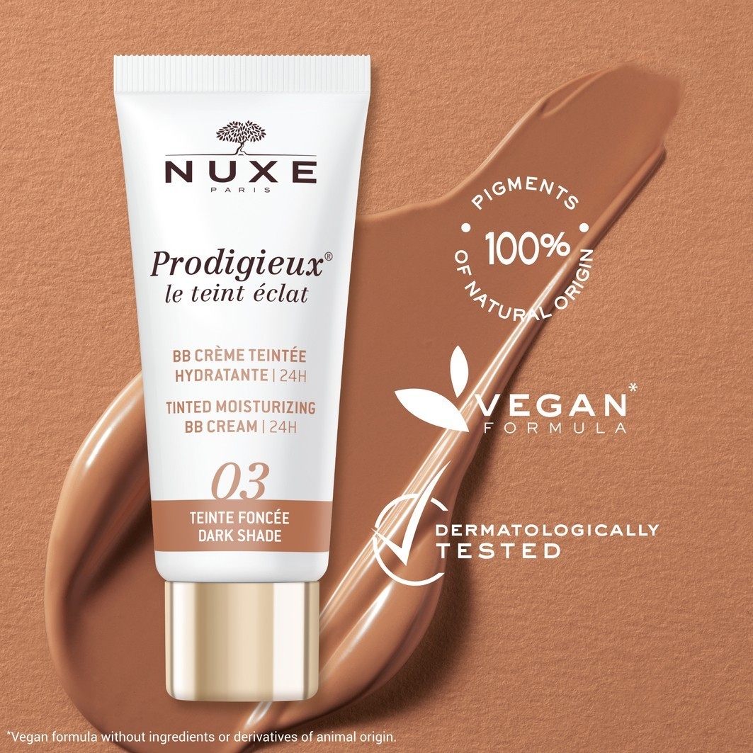 NUXE BB Cream Prodigieux® тонирана хидратантна BB крема 24 сата - 30 мл