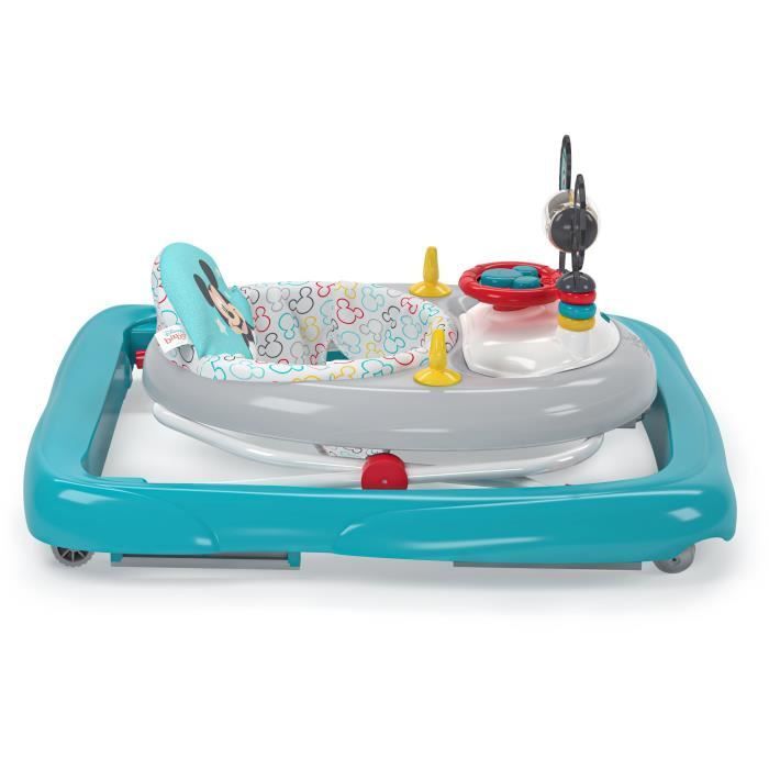 DISNEY BABY - MICKEY - 2-in-1 Convertible and Foldable Baby Walker with Built-in Removable Activity Toy, Baby Gift
