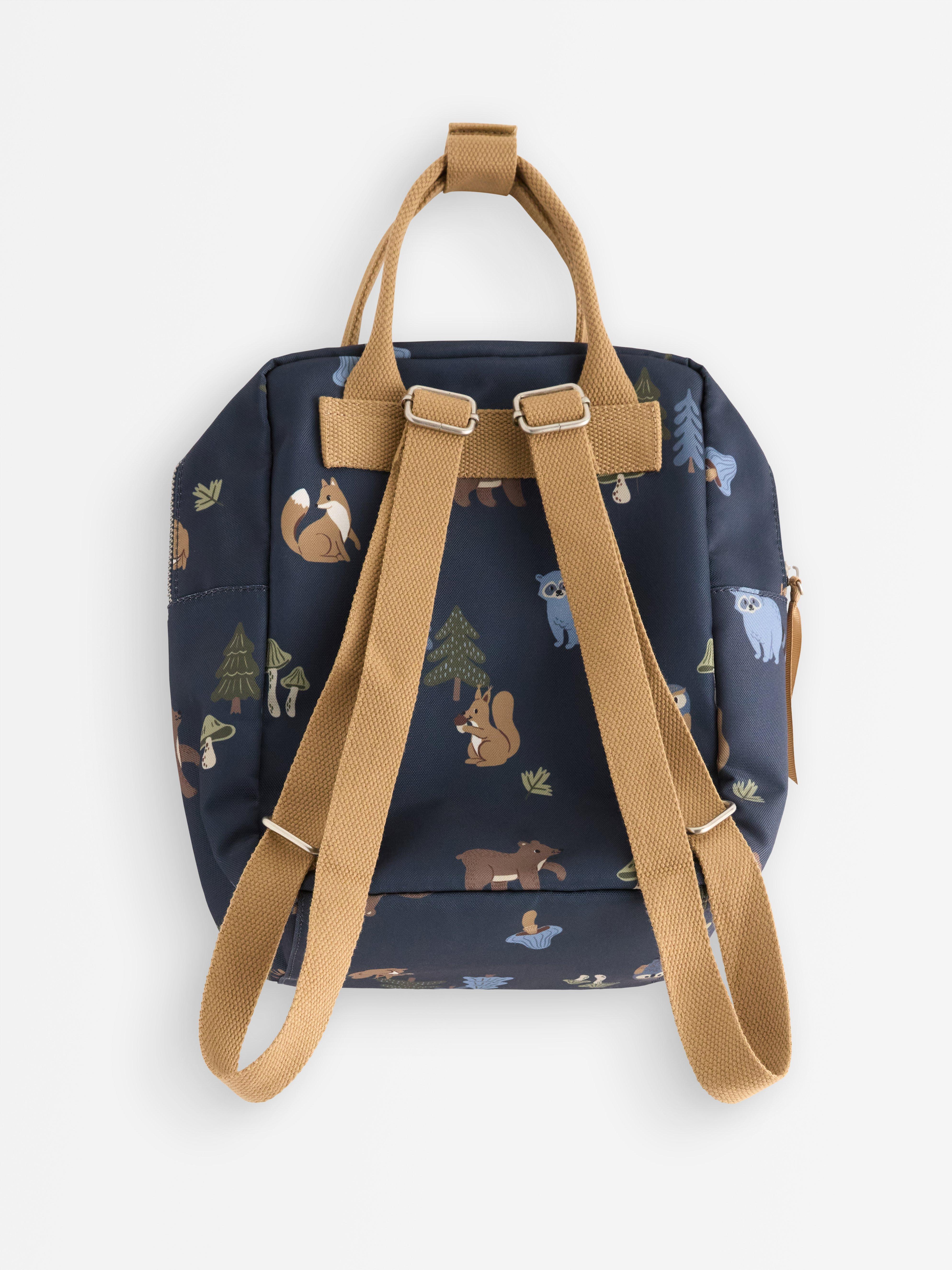 Mochila azul-escura
