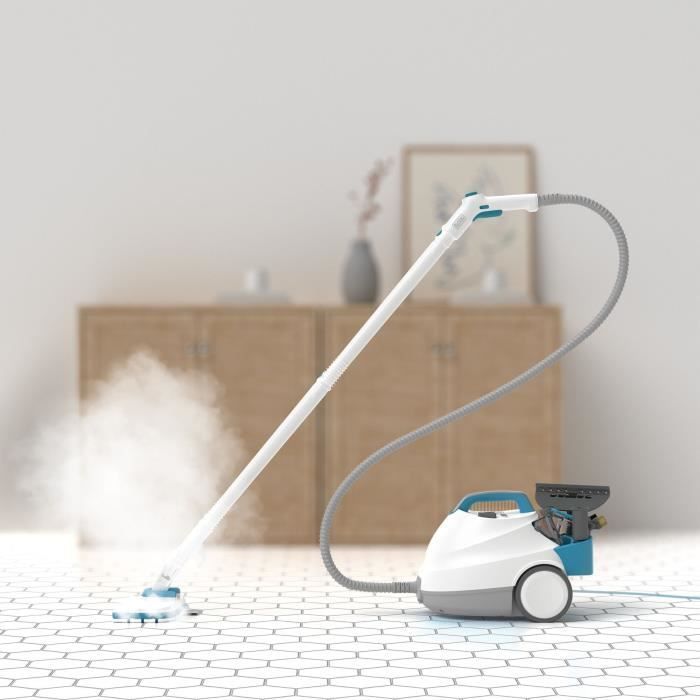 BLACK+DECKER - BHSMP2314-QS - Pulitore a vapore multifunzione a contenitore da 2300 W - Serbatoio da 1,2 l - Cavo da 8 m - 14 accessori
