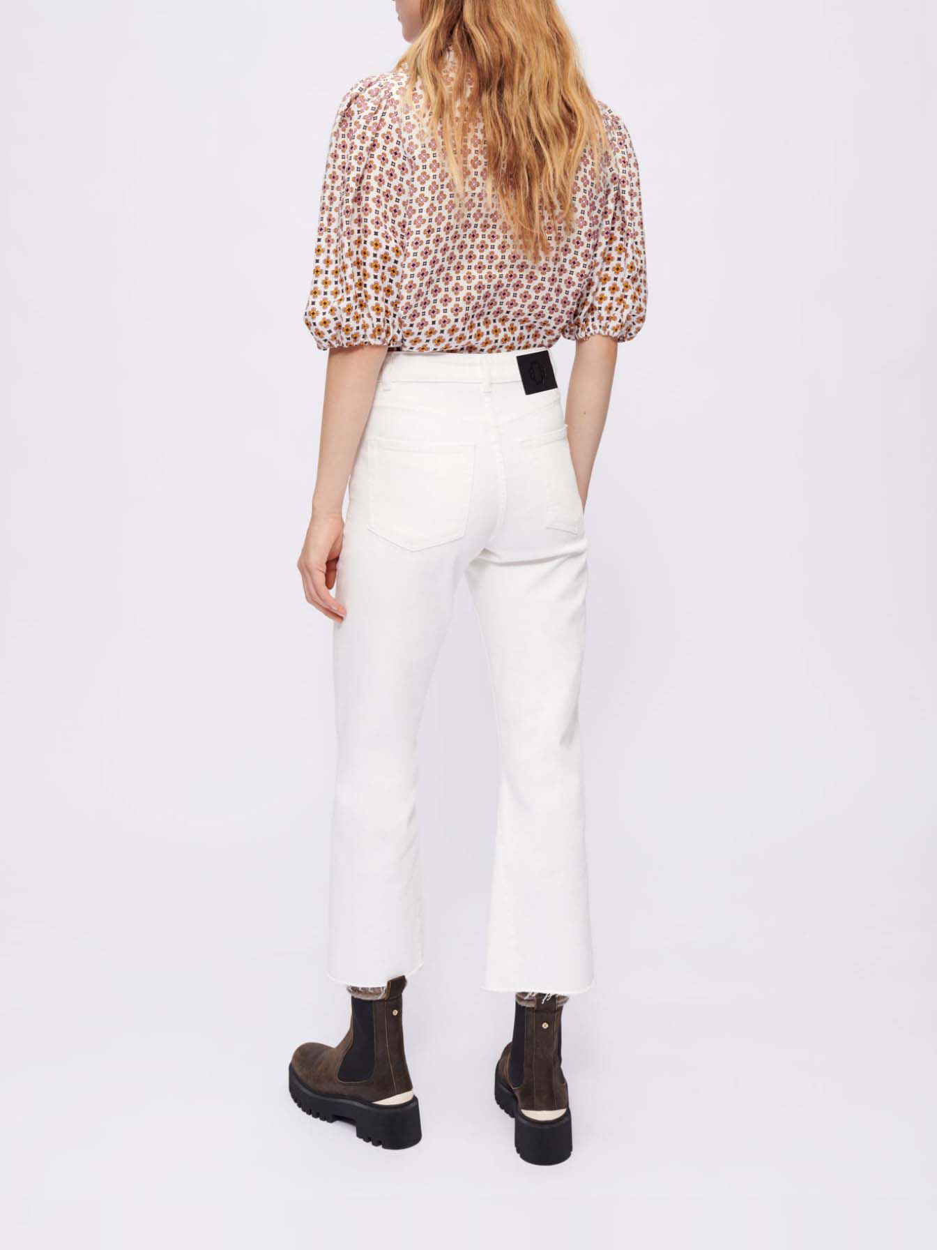 Rechte witte jeans - Wit