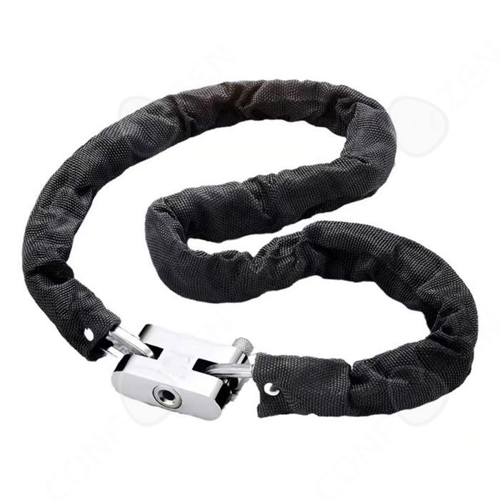 Candado para bicicleta de 100 cm, duradero, portátil, de acero aleado, con cadena reforzada, apto para bicicletas y motocicletas.