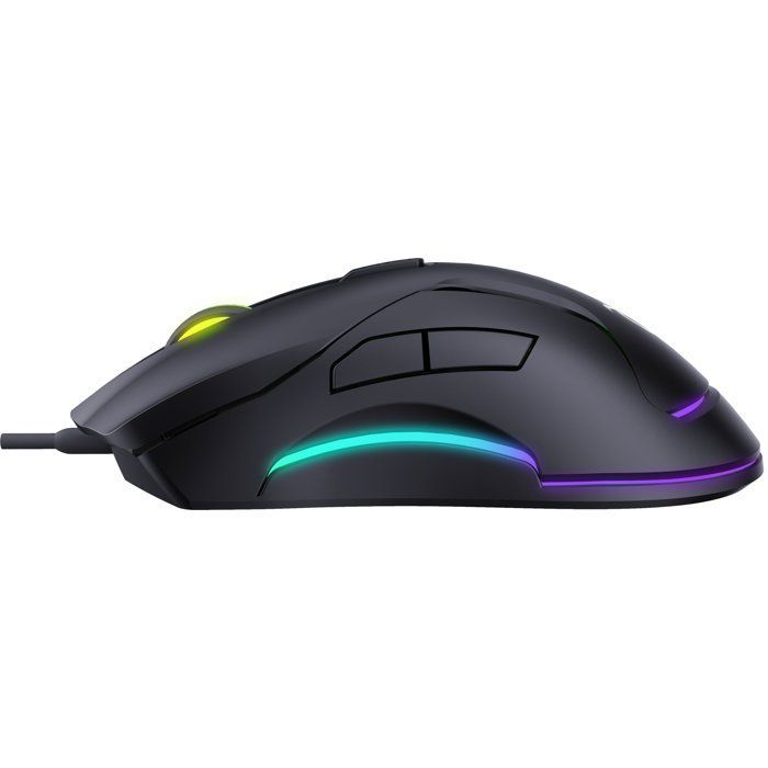 Pack Gamer 4-en-1 filaire - THE G-LAB - COMBO CHROMIUM EX - Clavier membrane réactive silencieuse + Souris + Tapis de souris - Noir