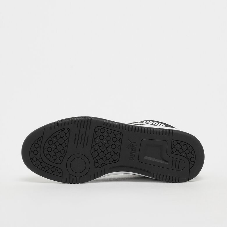 Rebound V6 Mid Jr puma wit/puma zwart/schaduwgrijs (GS)