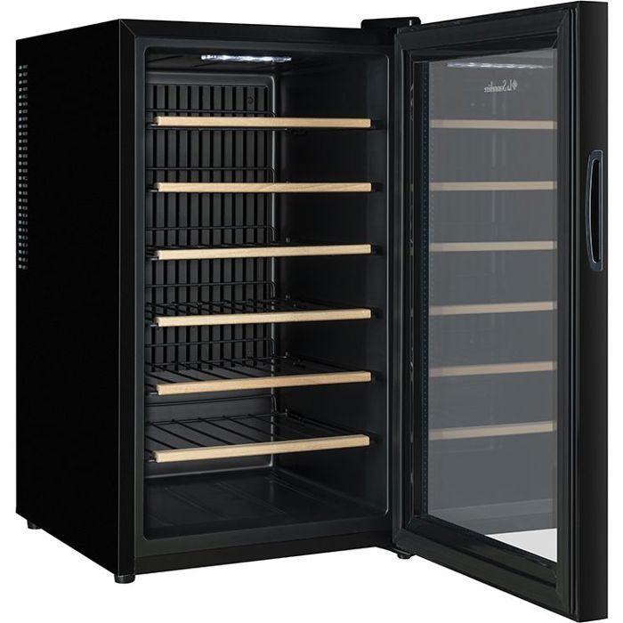 Cantinetta portabottiglie - LA SOMMELIERE - 28SILENCE - 28 bottiglie - Classe F - 43 x 49,5 x 72,8 cm - Nero