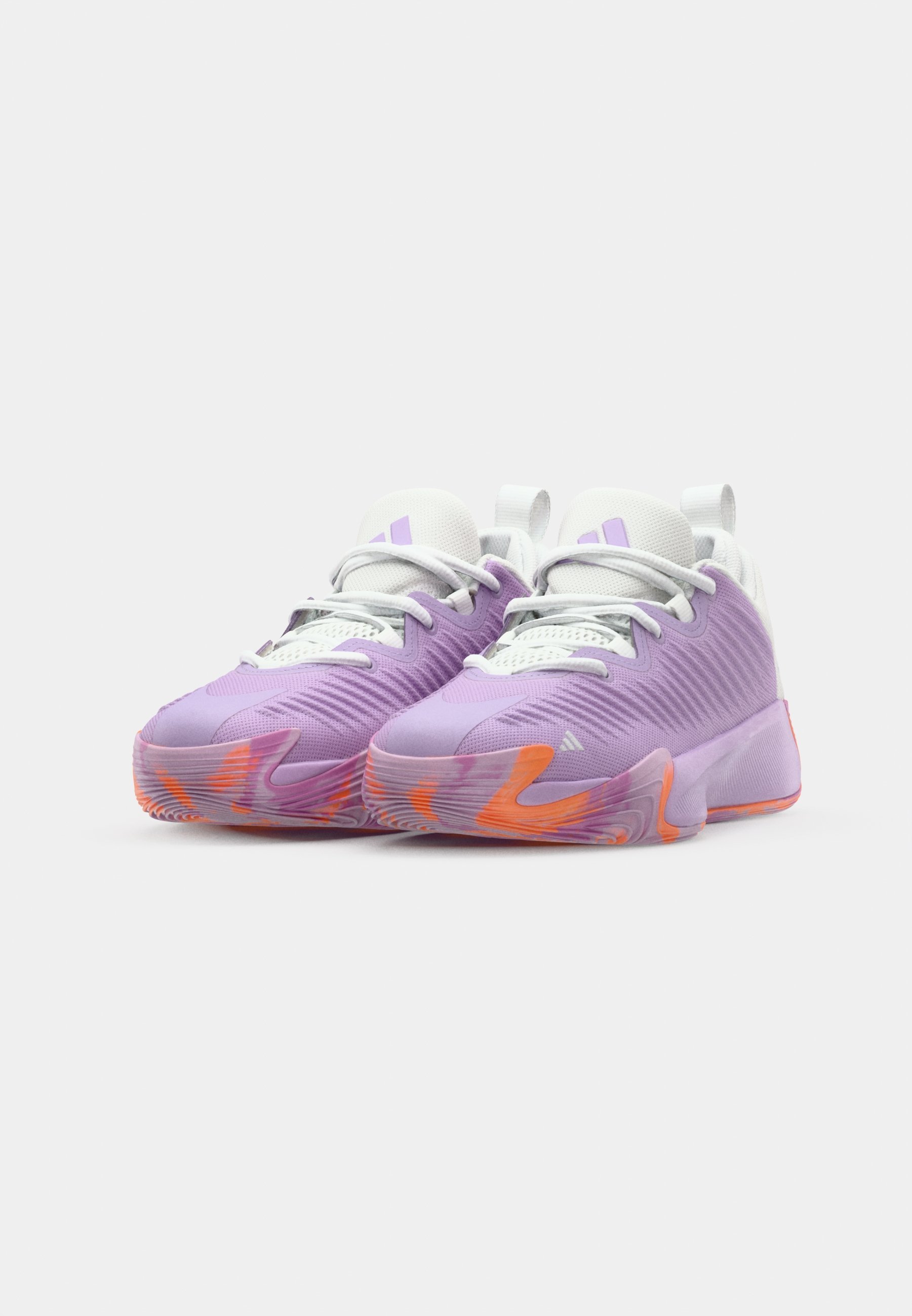 adidas Performance INITIATION - Scarpe da basket - prugna/bianco calzature/viola usato