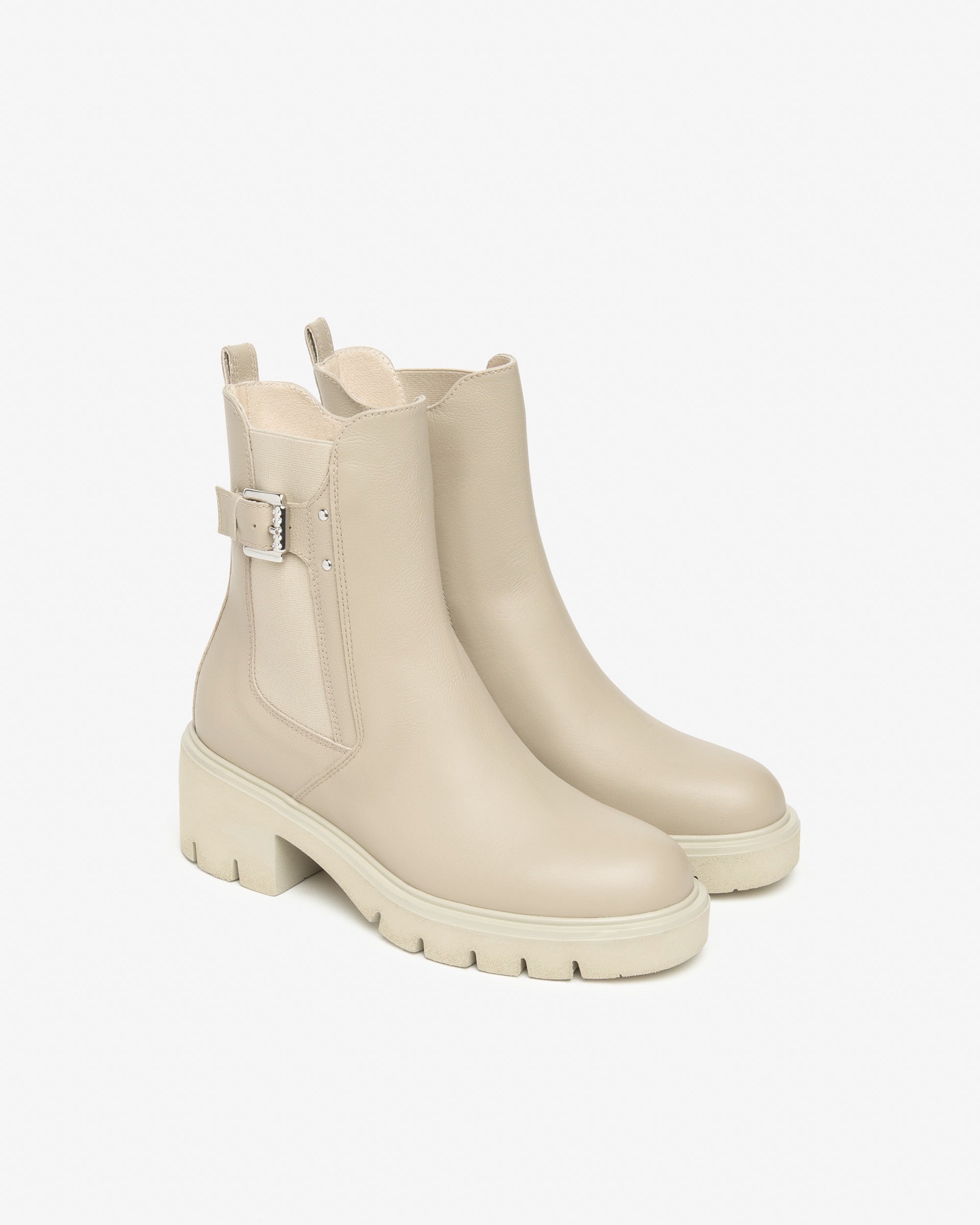  Bottines Chelsea en cuir pour femmes