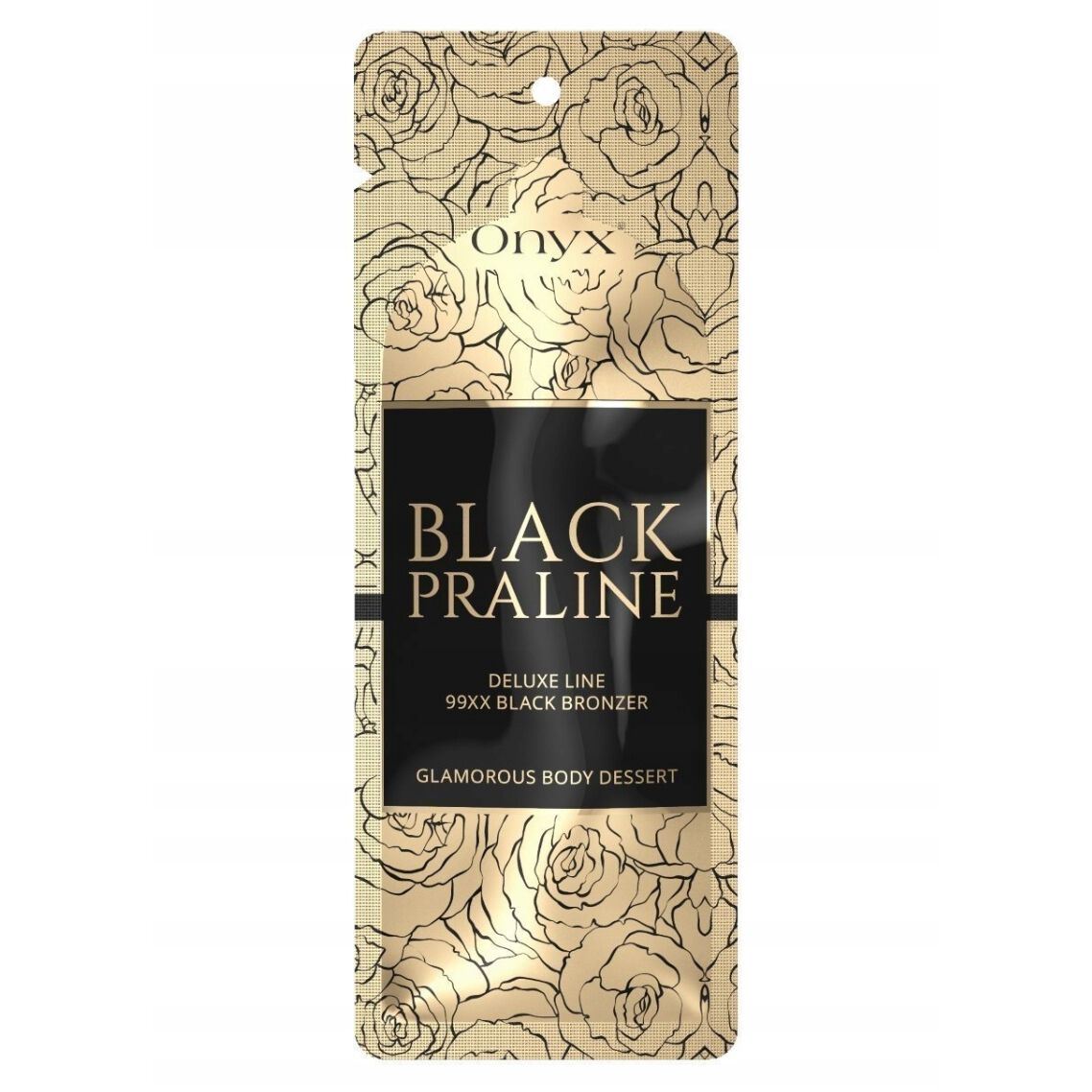 Onyx svart praliné