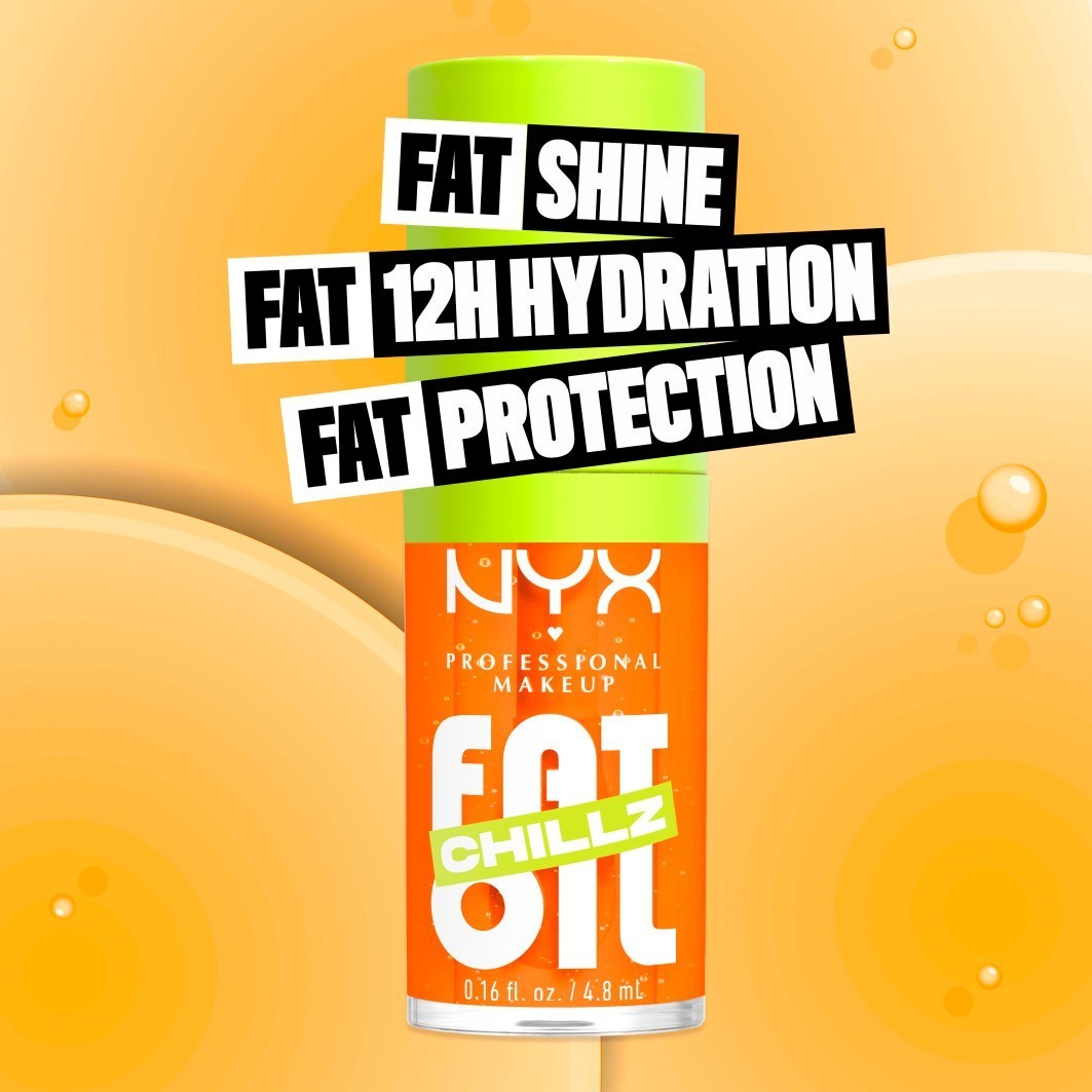 NYX Professional Makeup Lipgloss Fat Oil Chillz Lip Drip - 4,8 ml