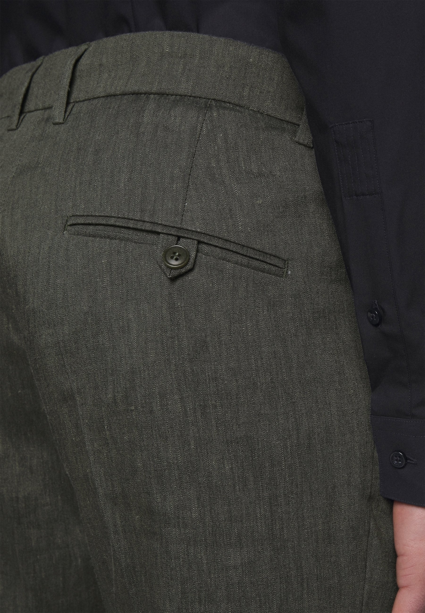 DRYKORN pantalon - gemêleerd olijfgroen
