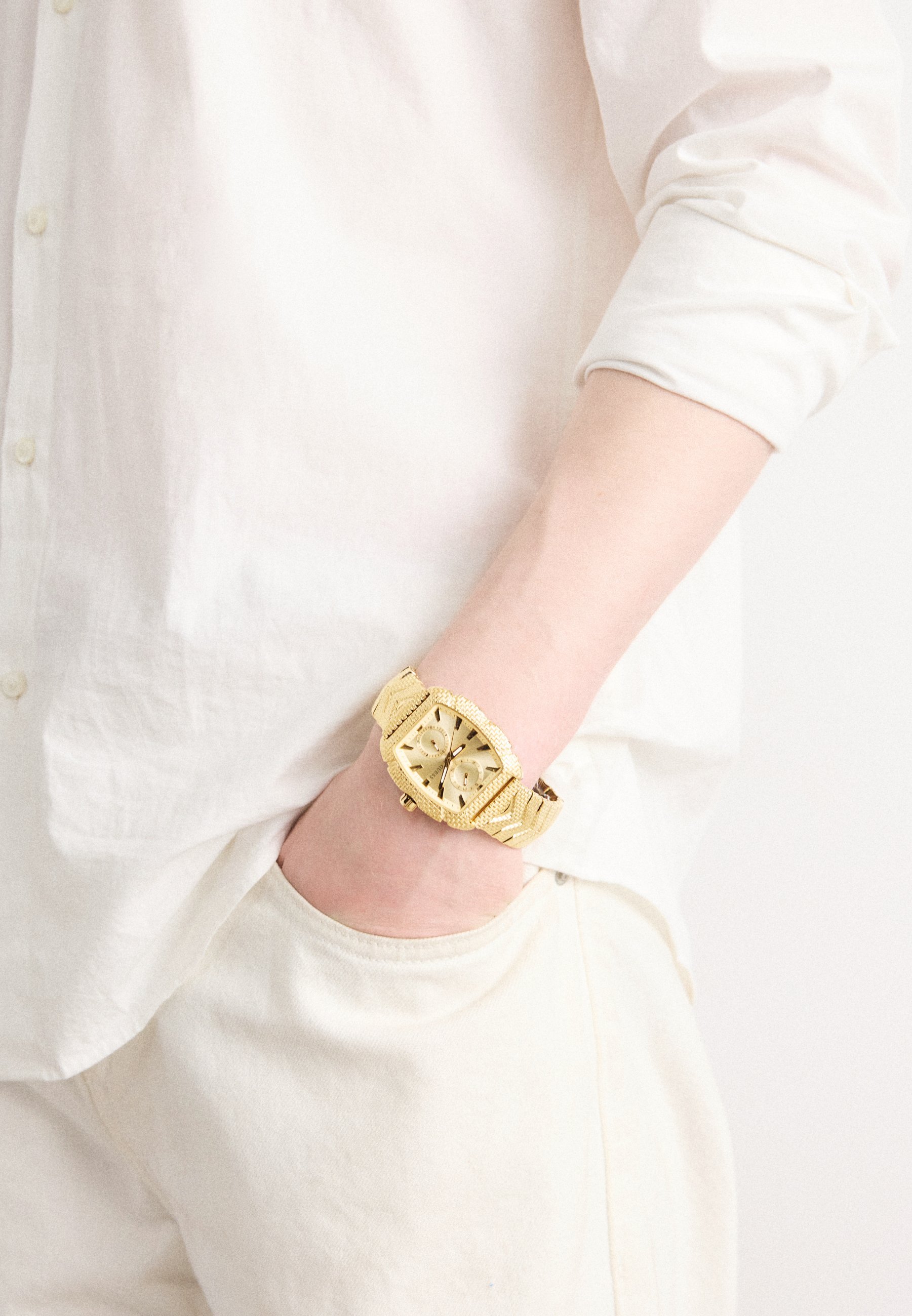 Guess NILE - Montre - couleur or
