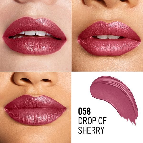 Lápiz labial de acabado duradero Rimmel Drop Of Sherry 58