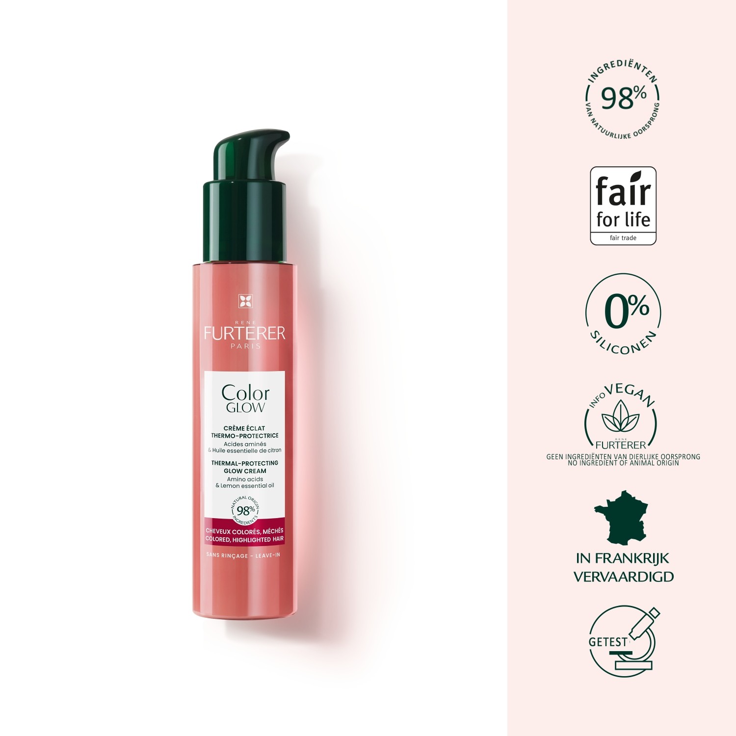 René Furterer krema za kosu Color Glow krema za sjaj i zaštitu od topline - 100 ml