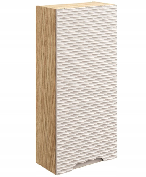 SŁUPEK Łazienkowa 35 cm BEŻOWY Wiszący FRONT 3D OCEAN BEIGE