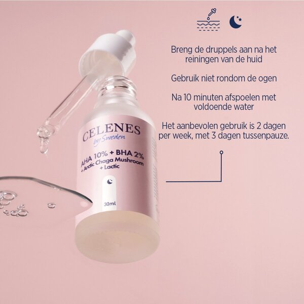 Celenes By Sweden AHA 8% + BHA 2% piling za obraz<br>30 ml - za vse tipe kože
