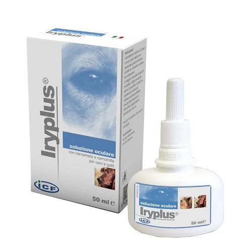 Iryplus Eyes pour chiens et chats, solution ophtalmique de 50 ml