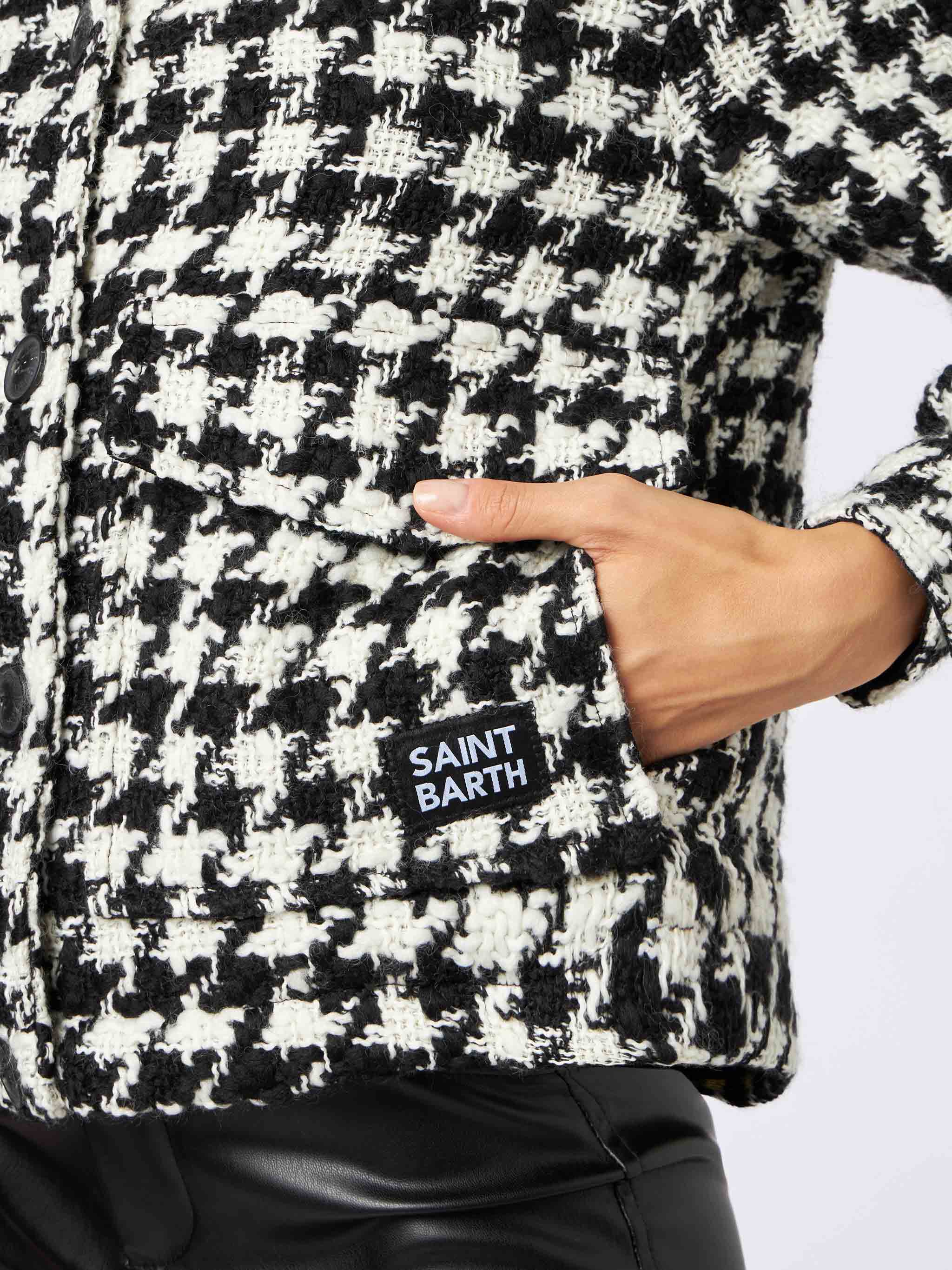 Dames T-shirt met kippenpootafdruk
