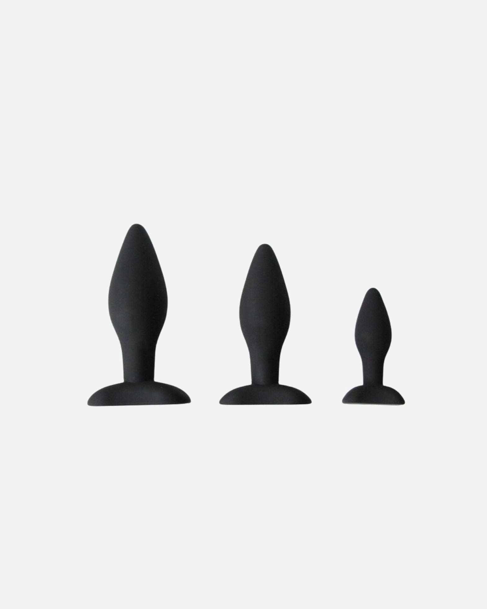 Intima Loveball Dreifach-Buttplug-Set – Schwarz