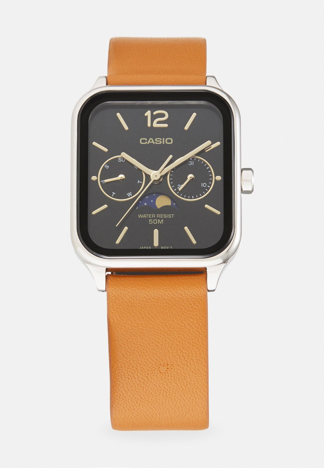 Casio UNISEX - Zegarek - czarno-brązowy