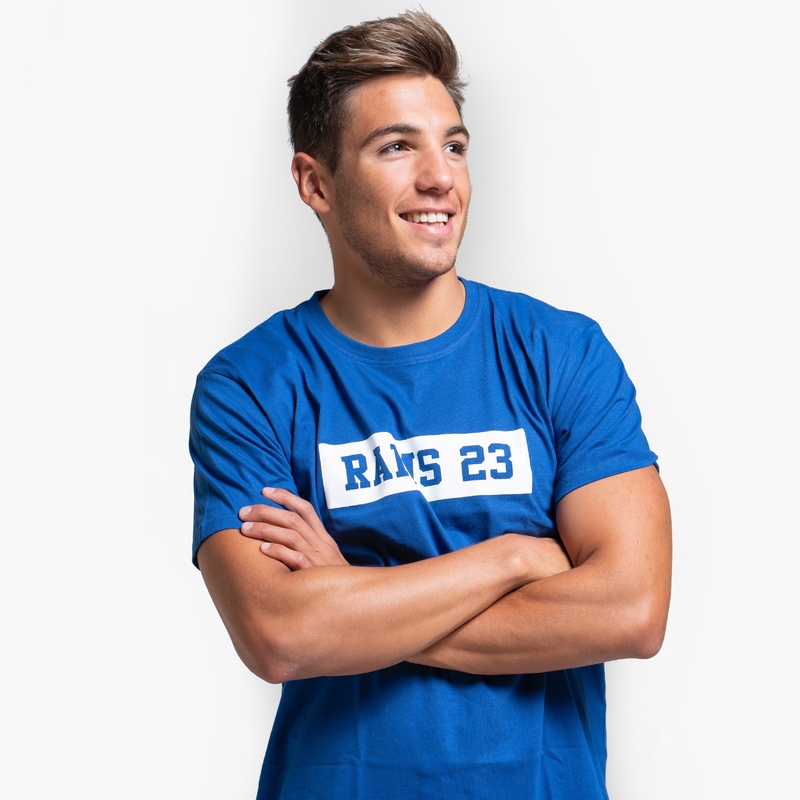  Rams 23 Rechteckiges T-Shirt mit Aufdruck