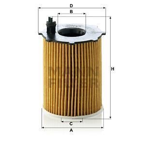 Filtro de óleo MANN FILTER HU716/2X