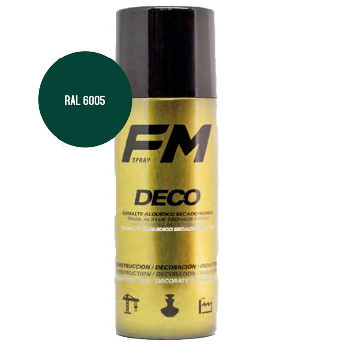 Peinture en spray FM Spray 400 ml – Vert mousse (RAL 6005)