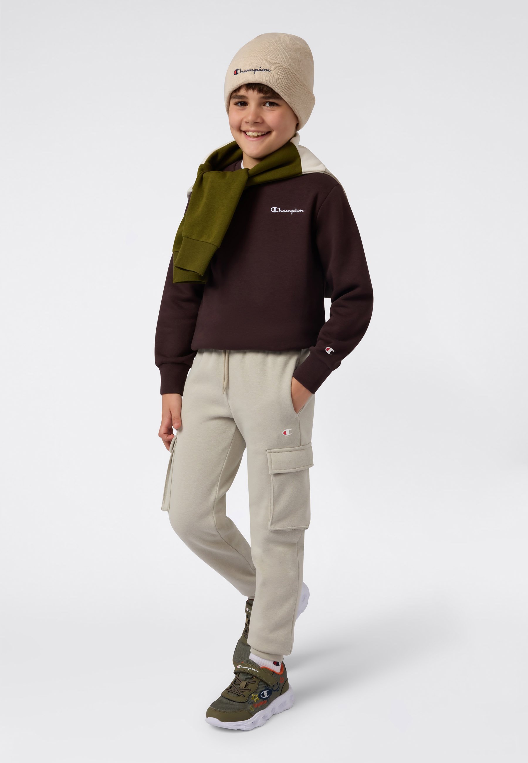 Champion ICONS UNISEX - Teplákové kalhoty - béžová