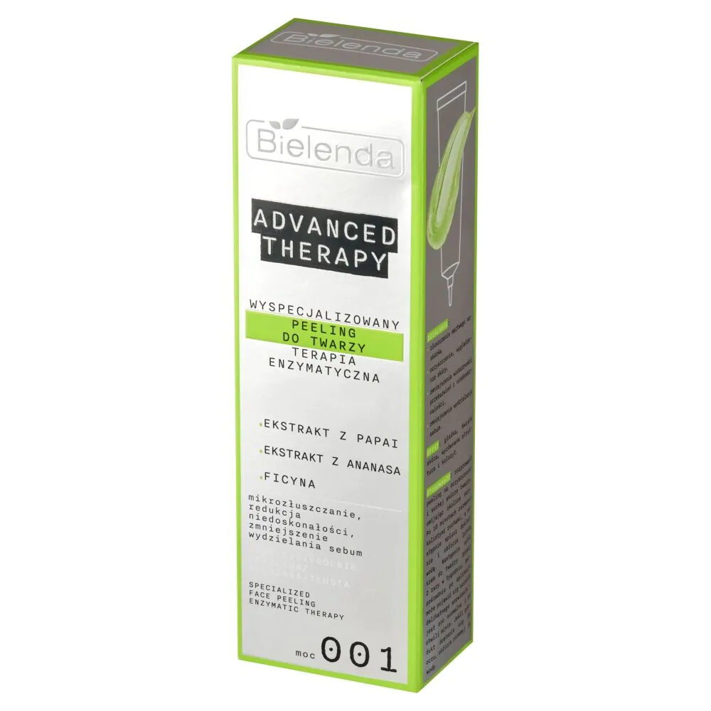 Bielenda Advanced Therapy Wyspecjalizowany peeling do twarzy terapia enzymatyczna 001