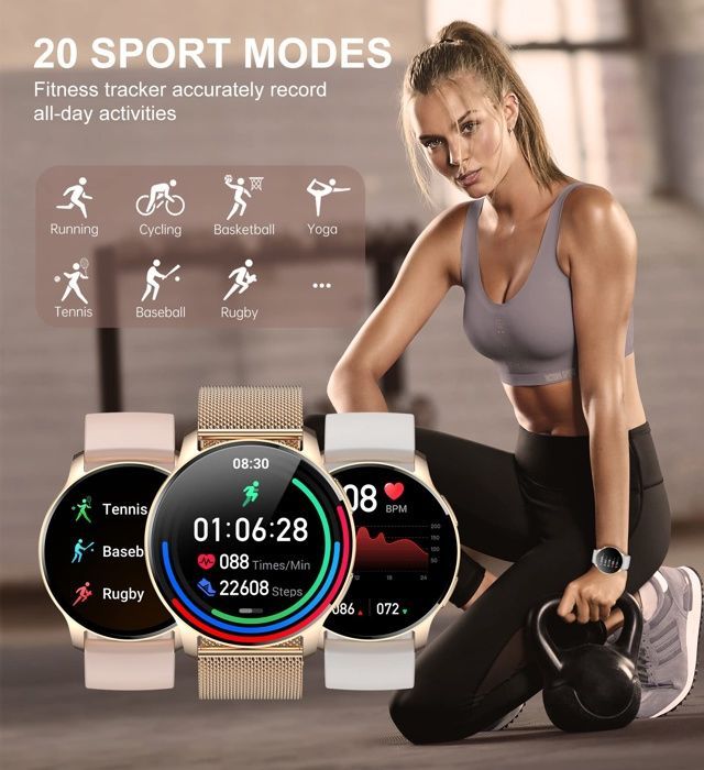 Montre Connectée Femme 1,32