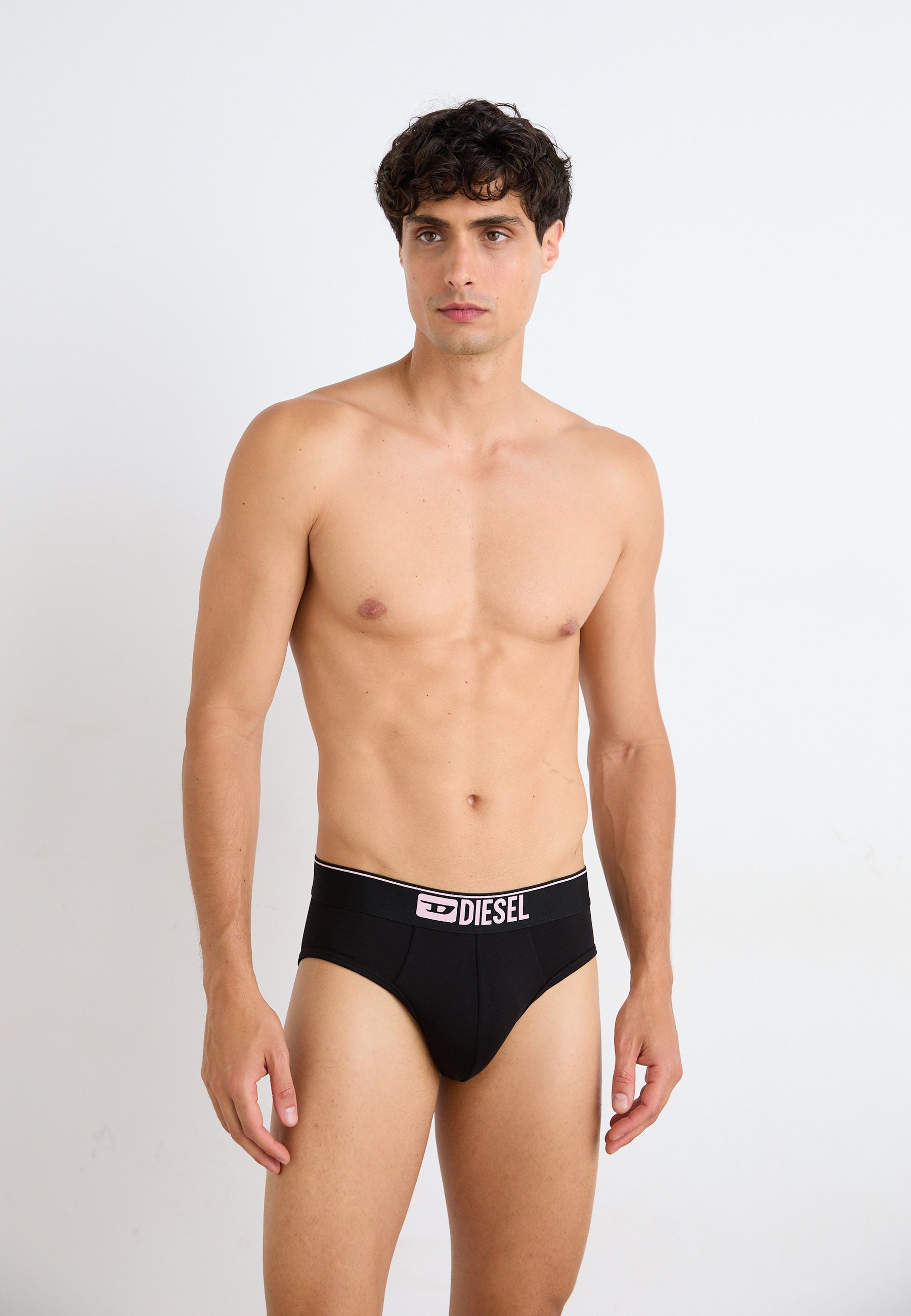 Diesel UMBR-ANDRETHREEPACK - Slips - rose/noir