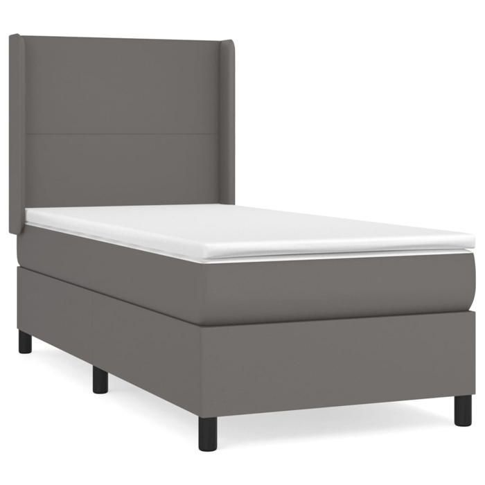 Lattenbodem met matras - Maison Exclusive - Kunstleer - 90x200 cm - Maximale ontspanning