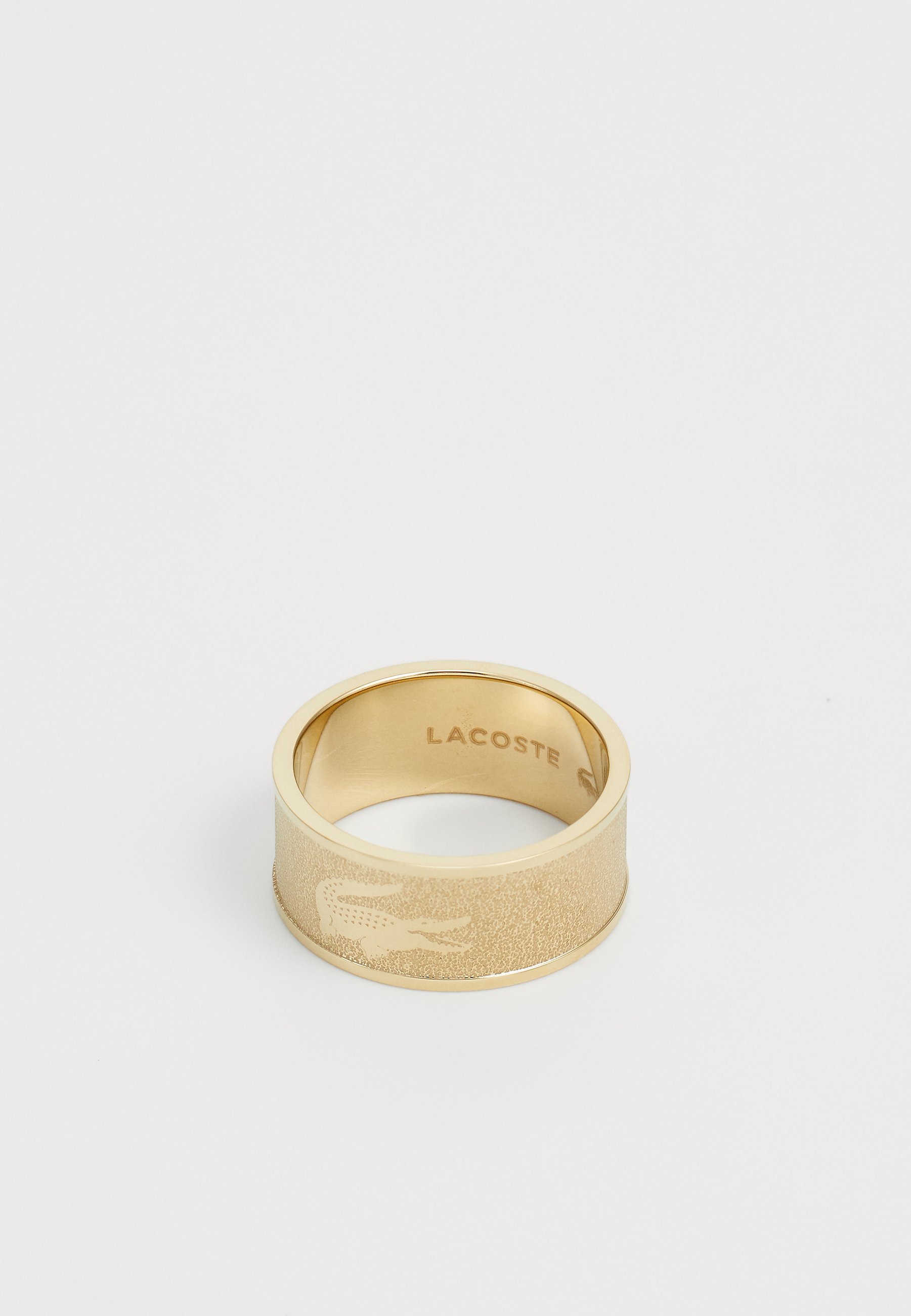 Lacoste BACKHAND UNISEX - Žiedas - aukso spalvos