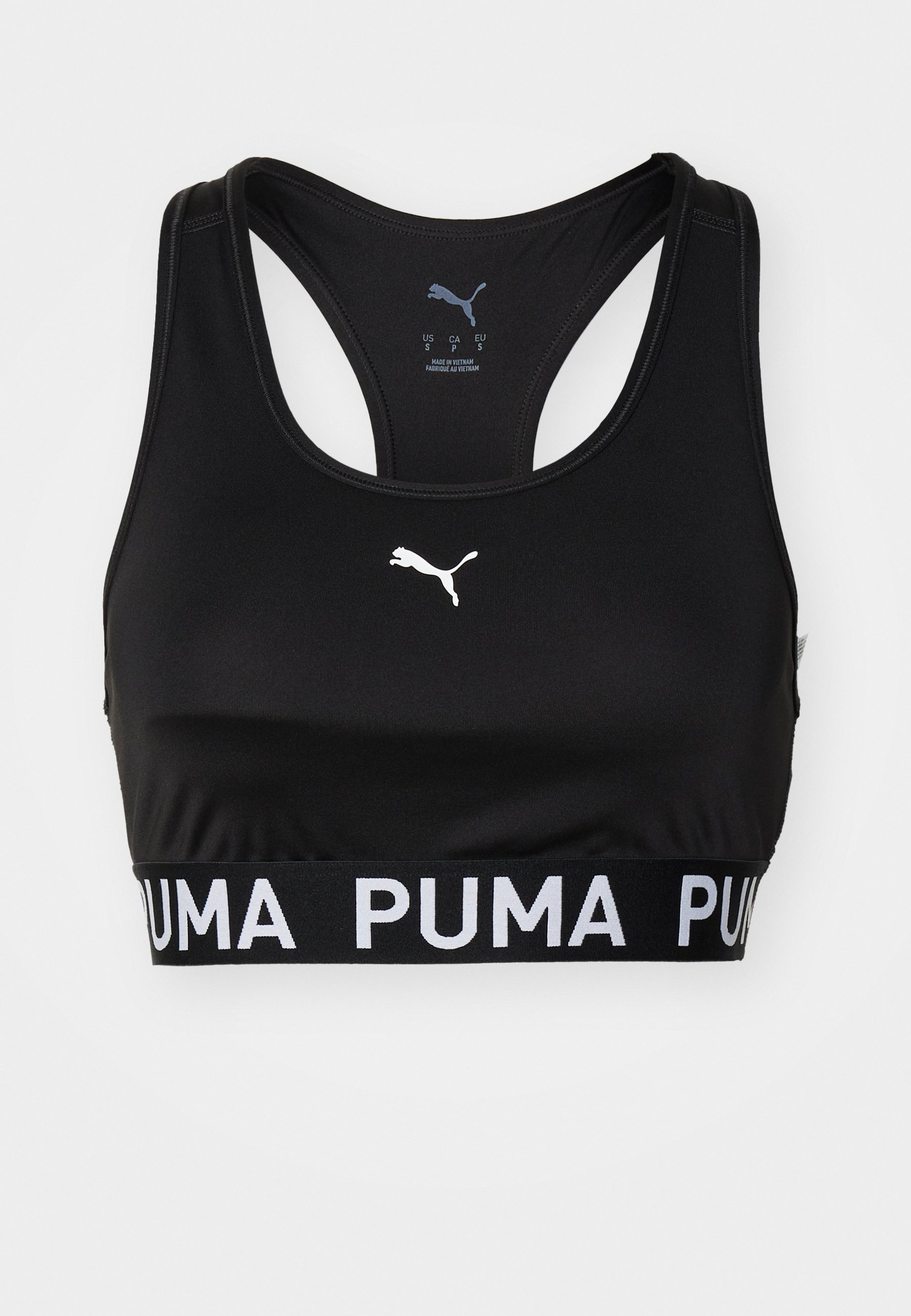 Puma KEEPS ELASTIC - Közepes tartást adó sportmelltartó - fekete
