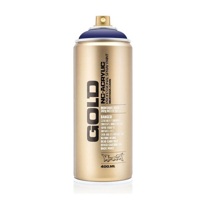 Sprühfarbe – Gold – Acryl – Blauer Samt – G4170 – 400 ml – Montana Dosen