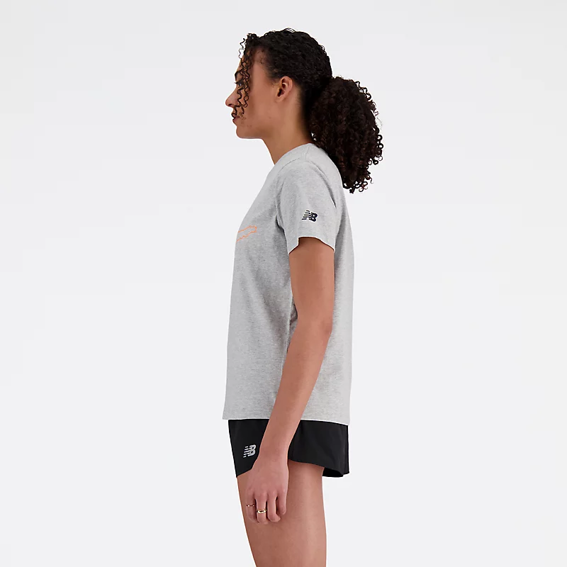 Női London Edition Grafikai Póló - SPORTSZÜRKE
