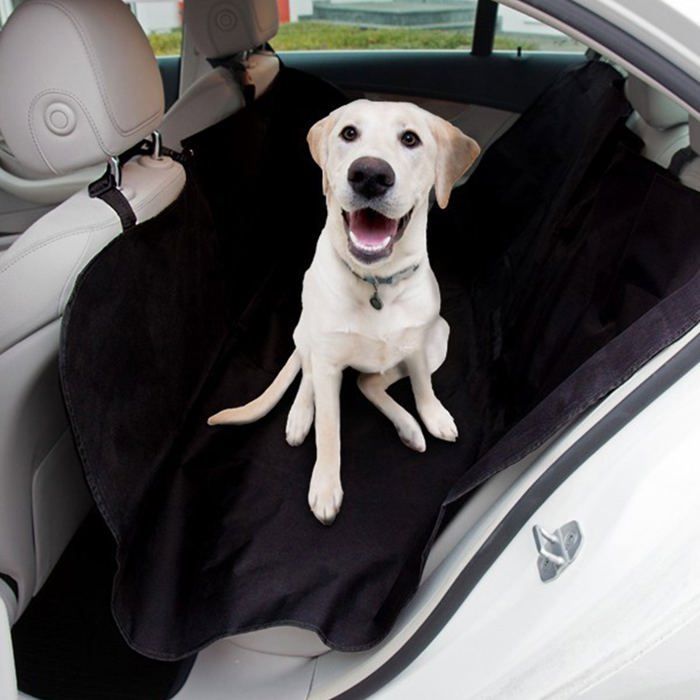 Funda para coche / PVC antimanchas, color negro, 155 x 166 cm