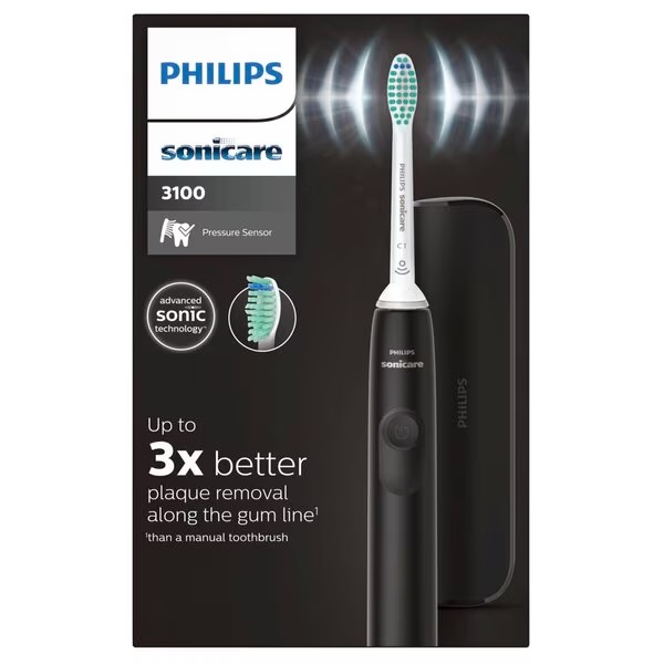 Elektrická zubná kefka Philips 3100 Series Sonicare čierna