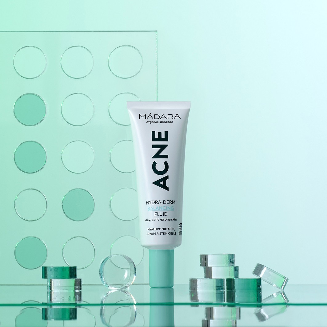 MÁDARA Anti-Pimple Care Acne Hydra-Derm fluidas drėgmės balansui palaikyti - 40 ml