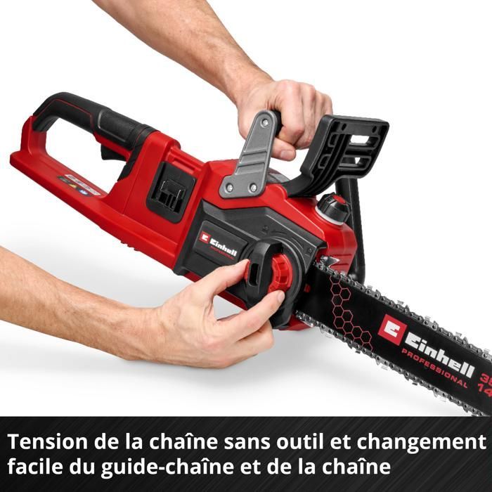 Einhell Professional Tronçonneuse sans fil GP-LC 36/35 Li- Solo PXC (36V, coupe 33cm) Livré sans Batterie ni Chargeur