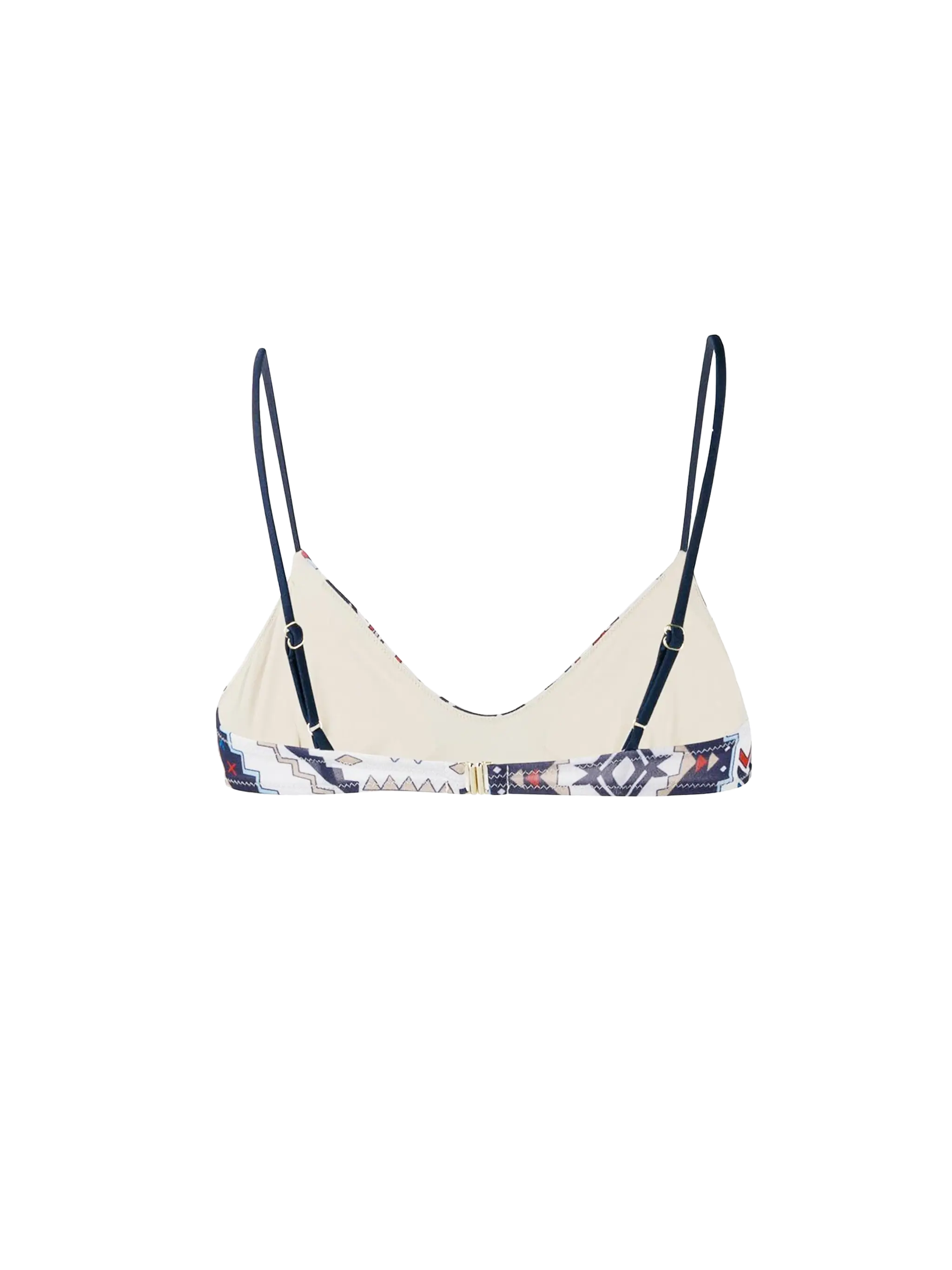 Bralettetop voor dames met Azteekse glitterprint
