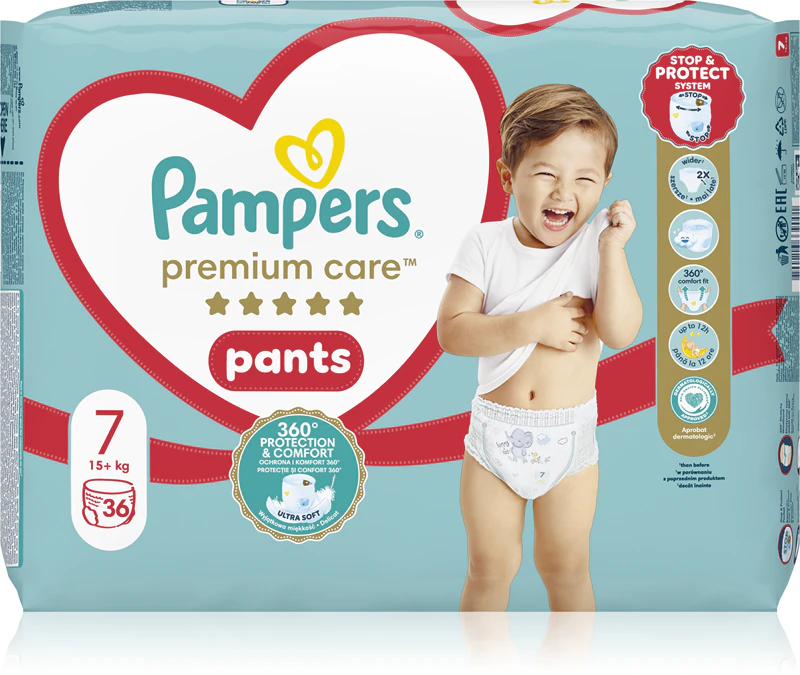 Pampers Premium Care Pants wegwerpluiers maat 7