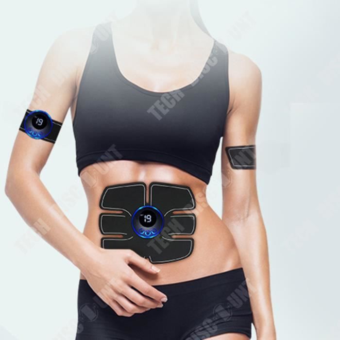 Aparelho de Fitness Abdominal - TD® - H-810 - Carregamento USB - Intensidade Ajustável - Massagem