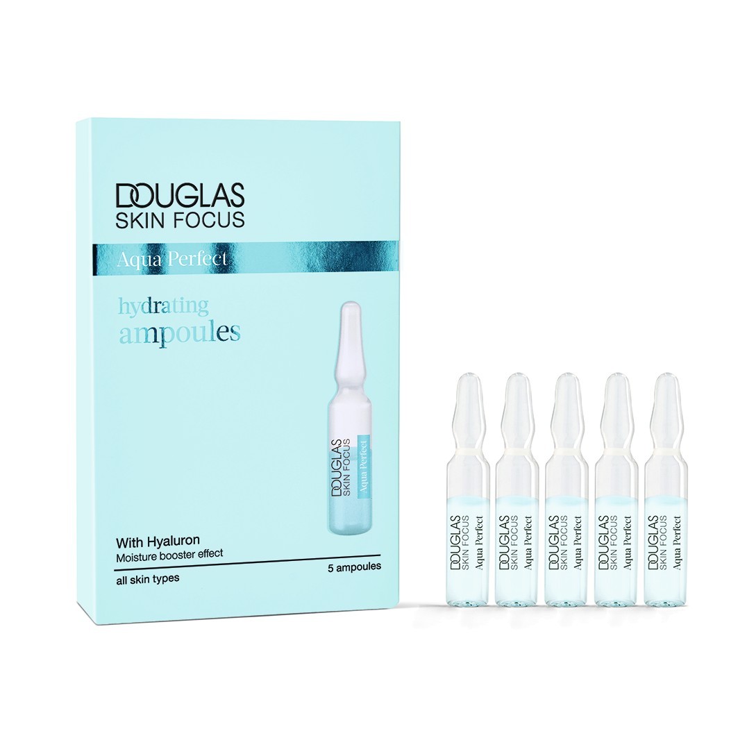 Douglas Collection Ampullenserum Skin Focus Aqua Perfect Feuchtigkeitsspendende Ampullen 5 x 1,5 ml - 1 Stück