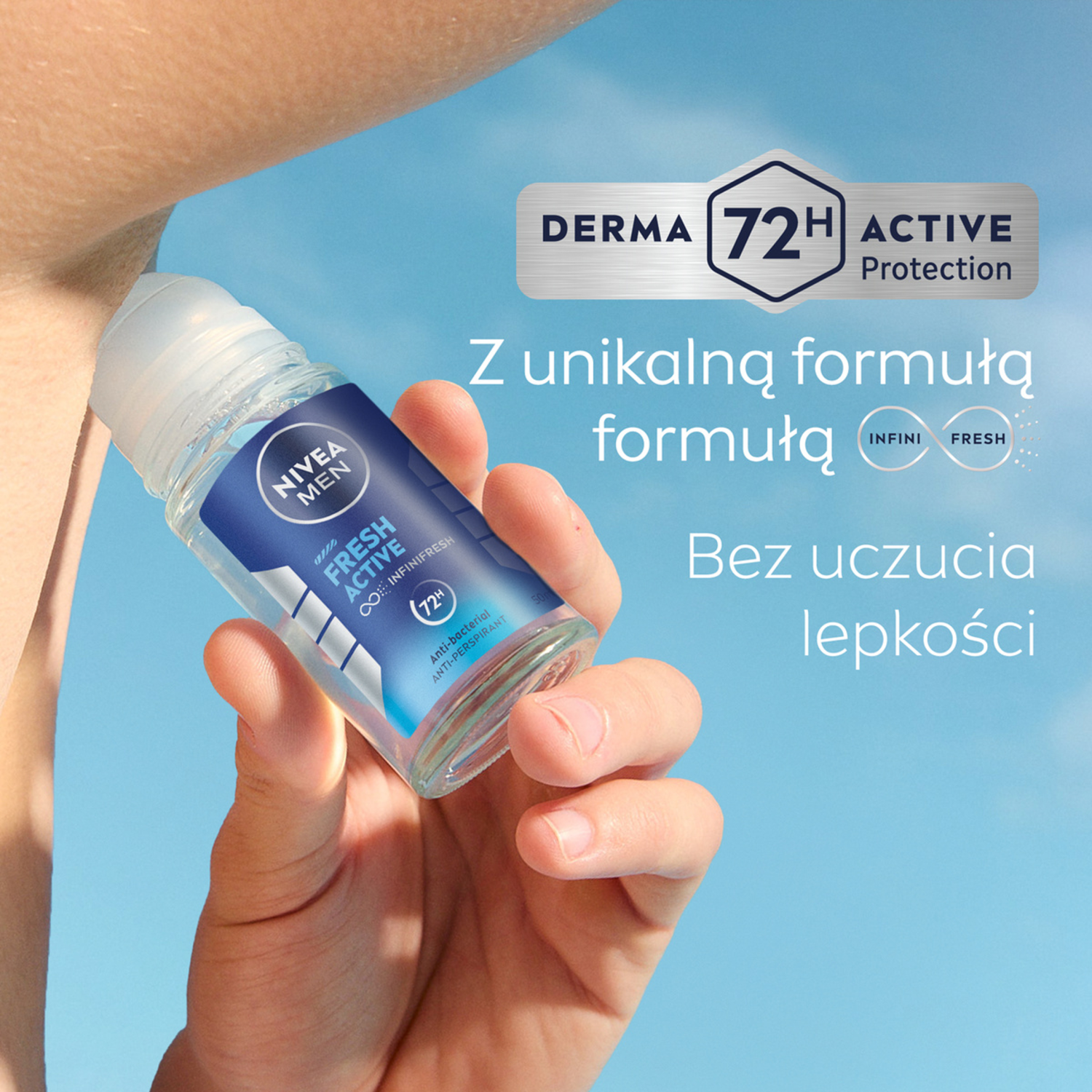 Nivea Men Roll-on Antiperspirant 50ml Fresh Active Men
